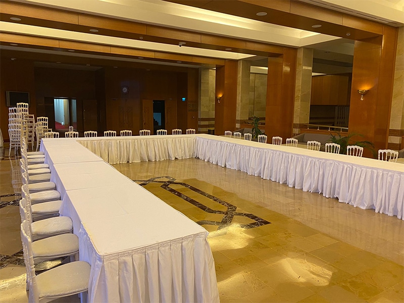 Dikdörtgen masa kiralama Kiralık Dikdörtgen Masa Banket masa kiralama8
